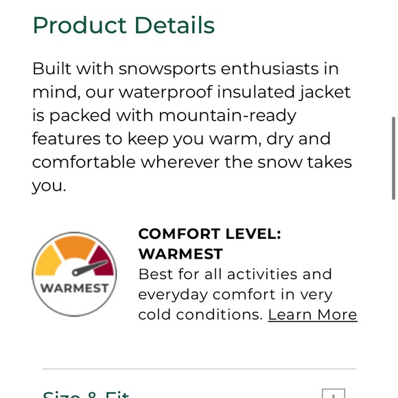 L.L. Bean Women's Wildcat Ski Jacket - Black - Size 1X - Picture 12 of 15